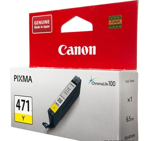 Картридж Canon (CLI-471) PIXMA MG5740/MG6840 Yellow (0403C001)