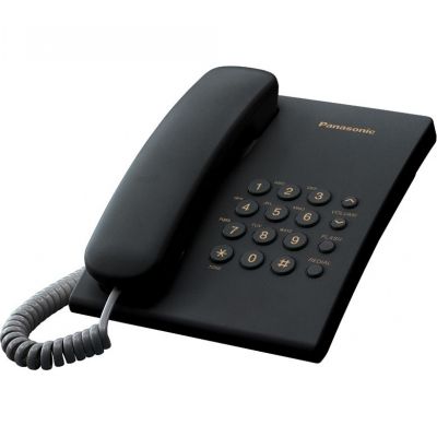 Прoвiдний телефон Panasonic KX-TS2350UAB Black