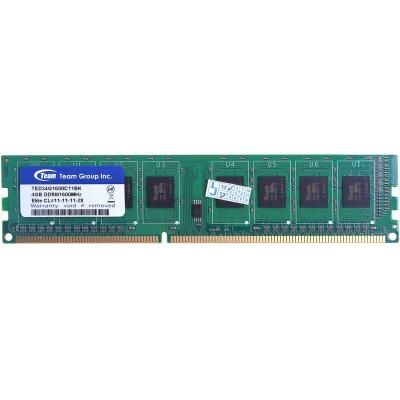 Модуль пам`ятi DDR3 4GB/1600 Team (TED34G1600C11BK) ОЕМ