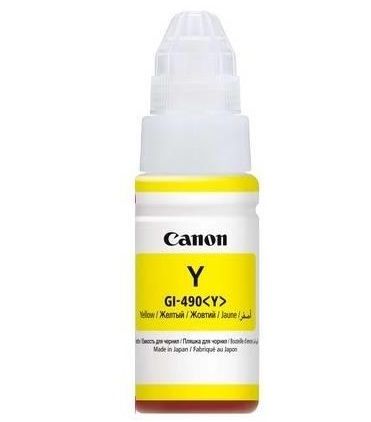 Чорнила CANON GI-490 PIXMA G1400/G2400/G3400 (Yellow) (0666C001) 70мл