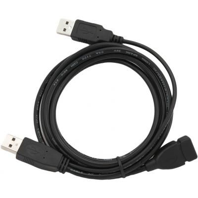 Кабель Gembird USB - 2xUSB V 2.0 (F/M), 0.9 м, чорний (CCP-USB22-AMAF-3)