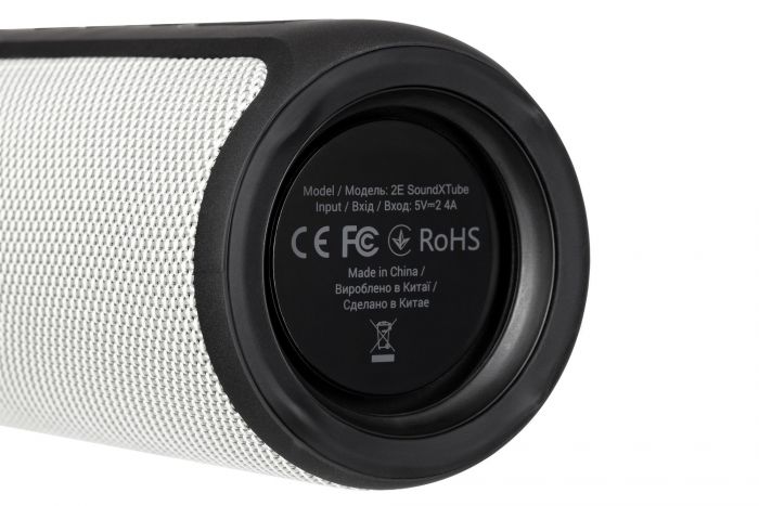 Акустична система 2E SoundXTube TWS MP3 Wireless Waterproof Grey (2E-BSSXTWGY)