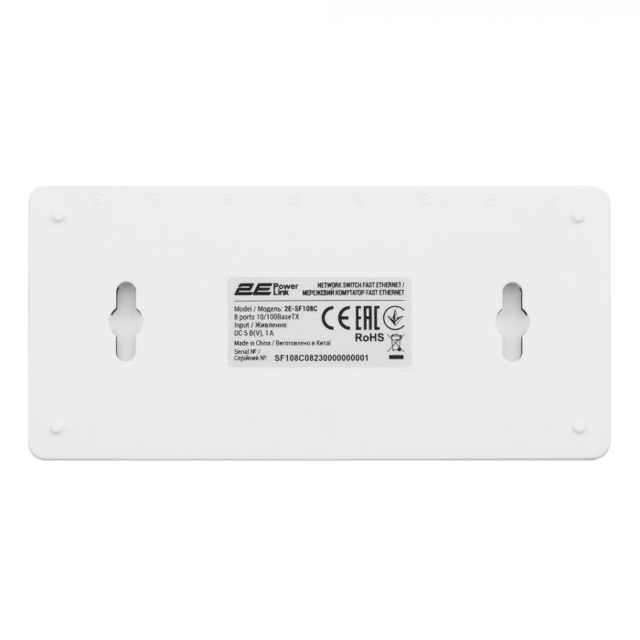 Комутатор 2E PowerLink SF108C (8xFE, некерований)