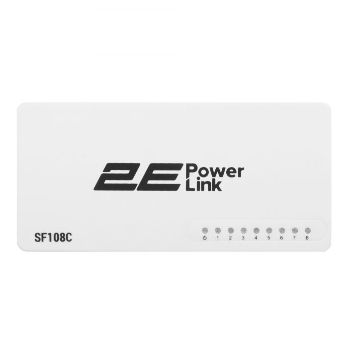 Комутатор 2E PowerLink SF108C (8xFE, некерований)