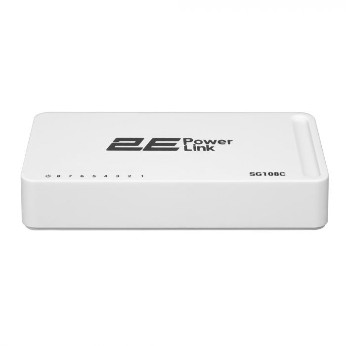Комутатор 2E PowerLink SG108C (8xGE, некерований)