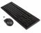 Комплект (клавіатура, миша) бездротовий A4Tech 3000N Black USB