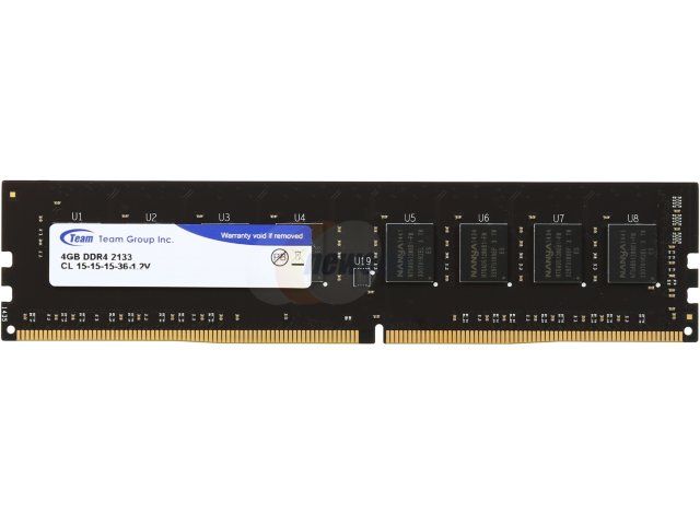 Модуль пам`ятi DDR4 4GB/2133 Team Elite (TED44G2133C1501)