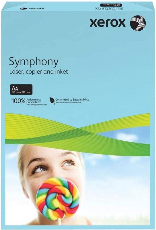 Папір Xerox кольоровий Symphony Myd, матовий, 80г/м2, A4, 5*50л (496L94183)