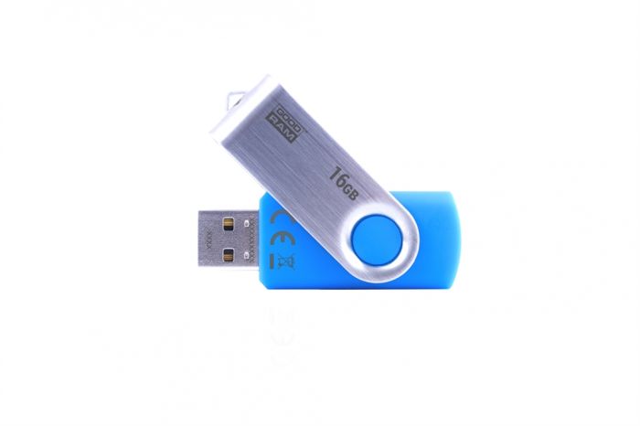 Флеш-накопичувач USB 16GB GOODRAM UTS2 (Twister) Blue (UTS2-0160B0R11)