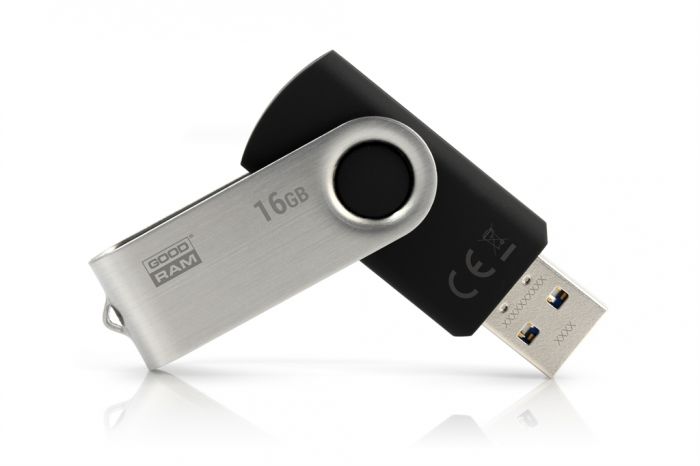 Флеш-накопичувач USB3.2 16GB GOODRAM UTS3 (Twister) Black (UTS3-0160K0R11)