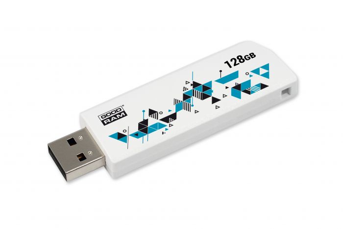 Флеш-накопичувач USB 128GB GOODRAM UCL2 (Cl!ck) White (UCL2-1280W0R11)