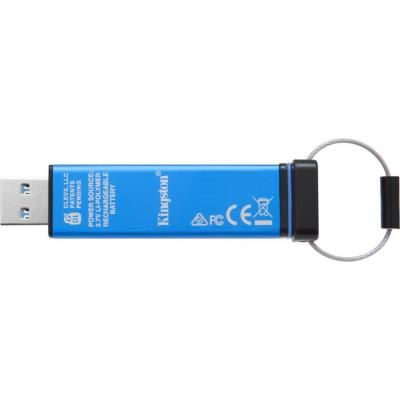 Флеш-накопичувач USB3.1 16GB Kingston DataTraveler 2000 Keypad 256bit AES Hardware Encrypted (DT2000/16GB)