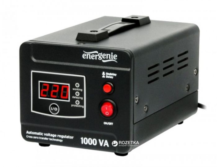 Стабілізатор EnerGenie EG-AVR-D1000-01 1000VA