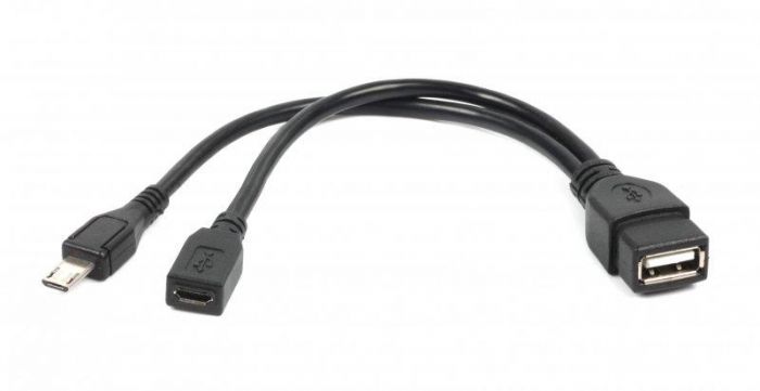 Адаптер Cablexpert (A-OTG-AFBM-04) OTG USB2.0 A/microUSB 0.15 м