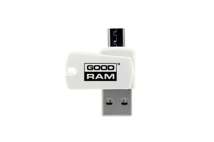 Кардрідер USB2.0 Goodram AO20 White (AO20-MW01R11)