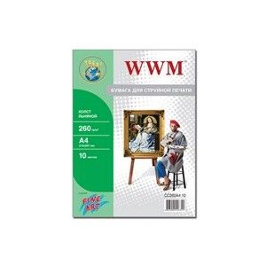 Холст WWM Fine Art натуральный бавовняний 260г/м2 A4 10л (CC260A4.10)