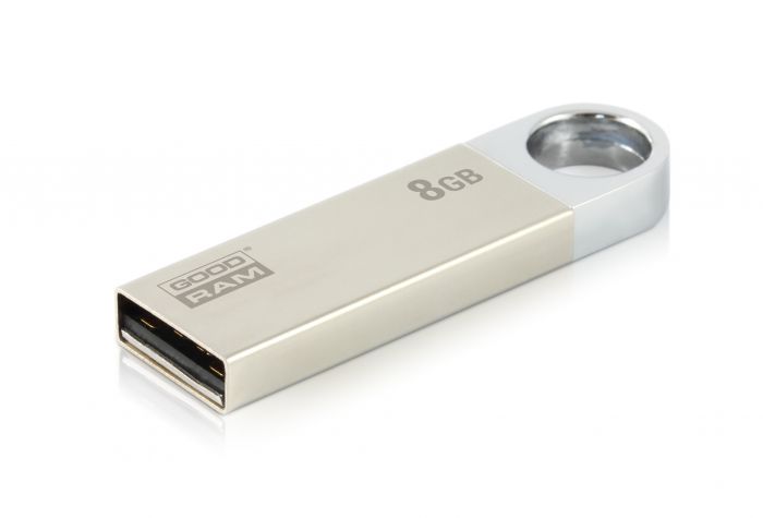 Флеш-накопичувач USB  8GB GOODRAM UUN2 (Unity) Silver (UUN2-0080S0R11)