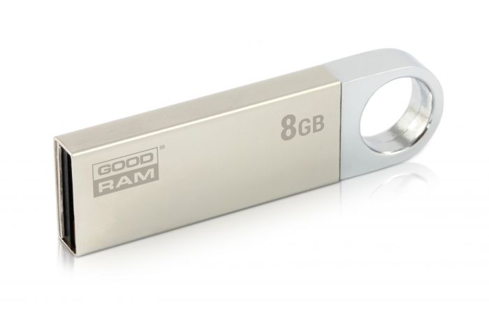 Флеш-накопичувач USB  8GB GOODRAM UUN2 (Unity) Silver (UUN2-0080S0R11)