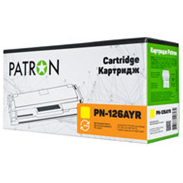 Картридж Patron (PN-126AYR) HP CLJ CP1025/CP1025nw Yellow (CE312A)