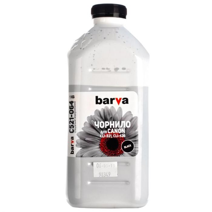 Чорнило Barva (C521-064) Canon CLI-521/CLI-426 MG5140/MG7140 Black, 1000 г