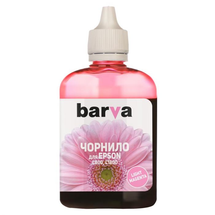 Чорнило Barva EPSON L800/L810/L850/L1800 (T6736) (Light magenta) (L800-418) 90 г