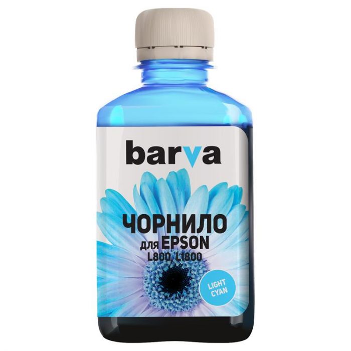 Чорнило Barva EPSON L800/L810/L850/L1800 (T6735) (Light cyan) (L800-417) 180 г