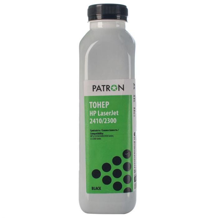 Тонер Patron (PN-HLJ2410-300) HP LJ 2410/2300 Black, 300 г