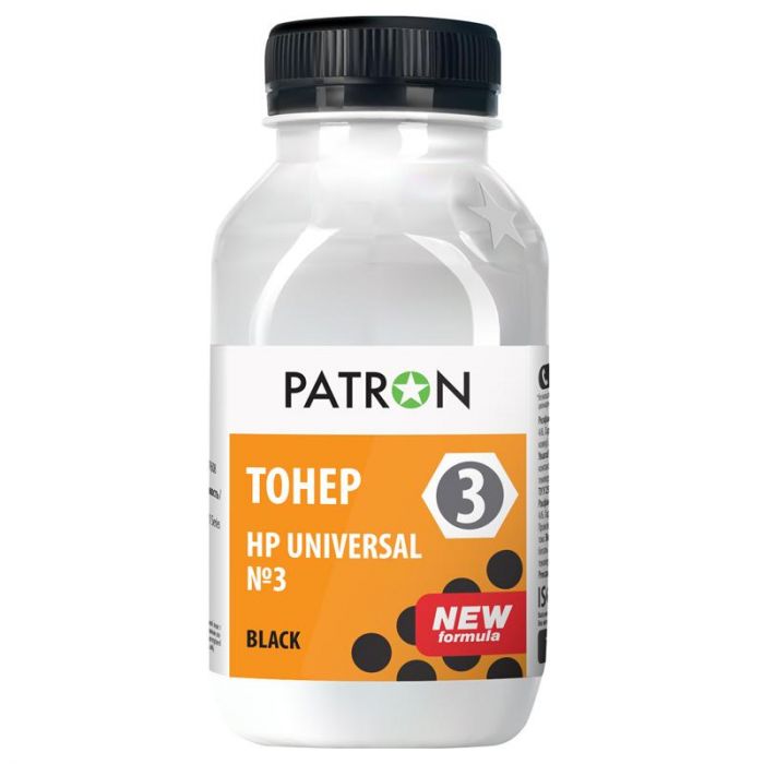 Тонер Patron (PN-HU3-120) HP Universal №3 Black, 120 г