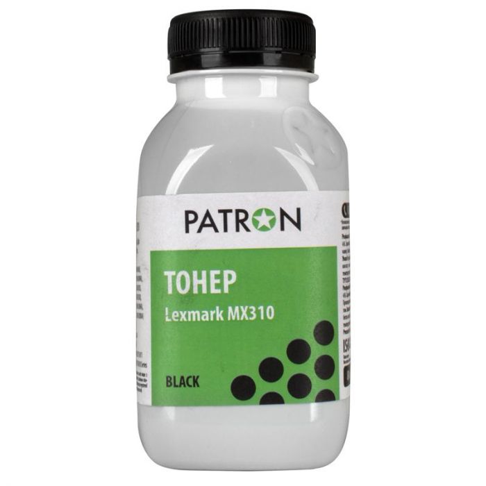 Тонер Patron (PN-LMX310-080) Lexmark MX310 Black, 80 г