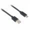 Кабель Cablexpert (CCP-USB2-AMCM-1M) USB 2.0 type A - USB type C, 1м, чорний