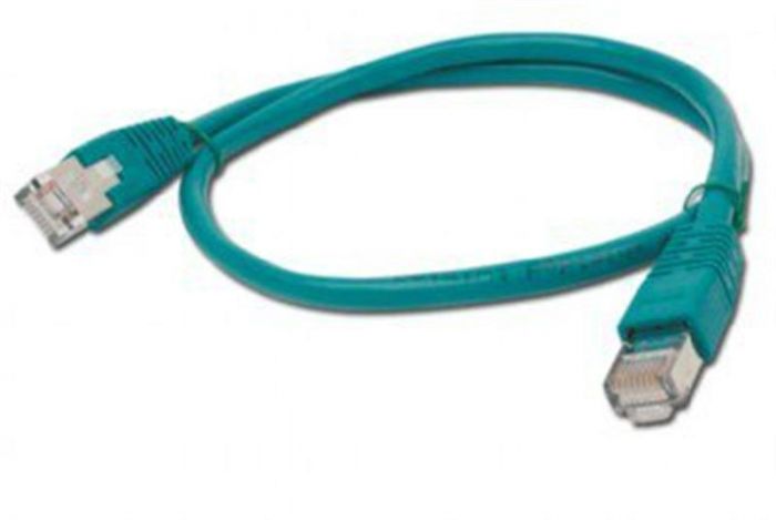 Патч-корд Cablexpert (PP6-0.5M/G) FTP, літий, 50u "штекер із засувкою, 0.5 м, зелений