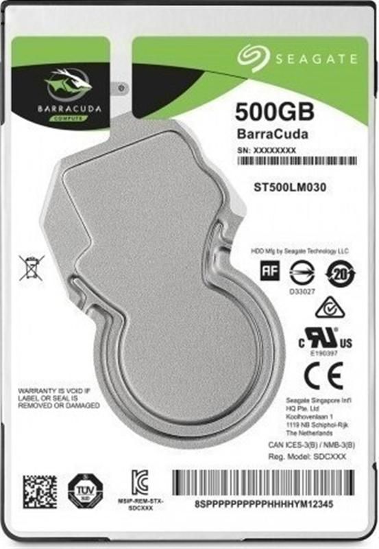 Накопичувач HDD 2.5" SATA  500GB Seagate BarraCuda 5400rpm 128MB (ST500LM030)