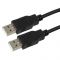 Кабель Cablexpert USB - USB V 2.0 (M/M), 1.8 м, чорний (CCP-USB2-AMAM-6) 