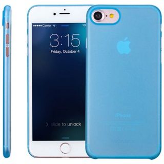 Чохол-накладка Momax Membrane Hard для Apple iPhone 7 Blue, 0.3 mm (MPAPIP7B)