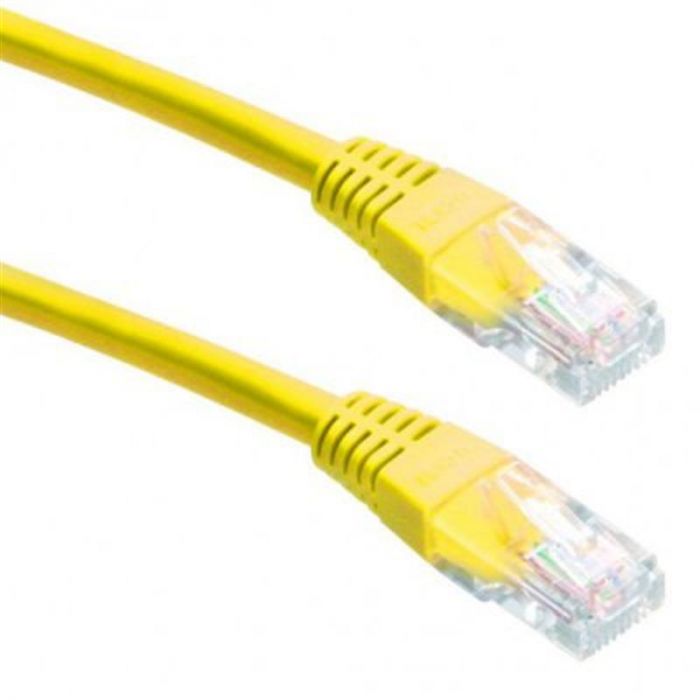 Патч-корд UTP Cablexpert (PP12-3M/Y) літий, 50u "штекер із засувкою, 3 м, жовтий