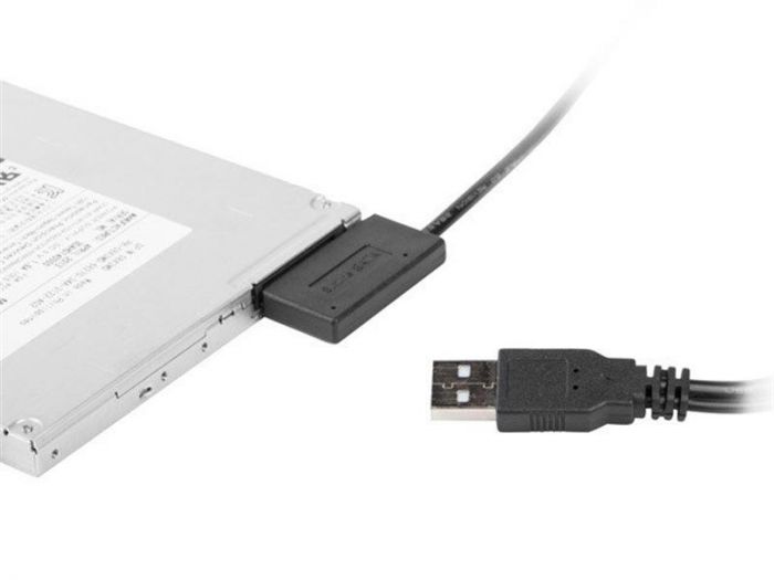 Адаптер Cablexpert (A-USATA-01) USB 2.0 - Slim SATA, 0.5 м