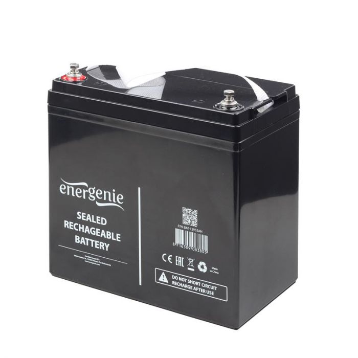 Акумуляторна батарея EnerGenie 12В 55AH (BAT-12V55AH)