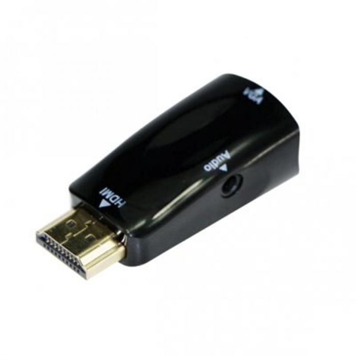 Адаптер Cablexpert HDMI - VGA, (M/F), Black (A-HDMI-VGA-02)