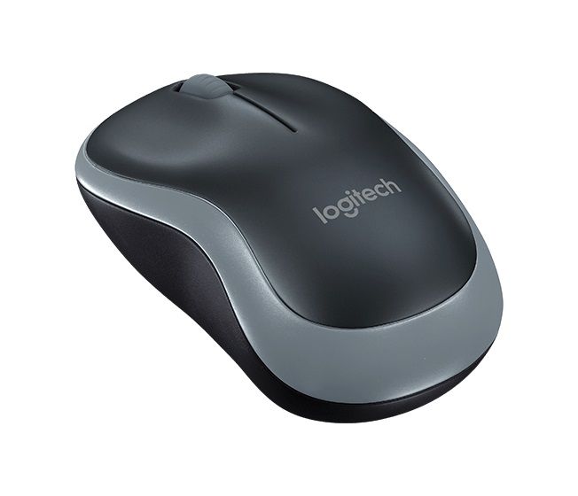 Мишка бездротова Logitech M185 (910-002235) Grey USB