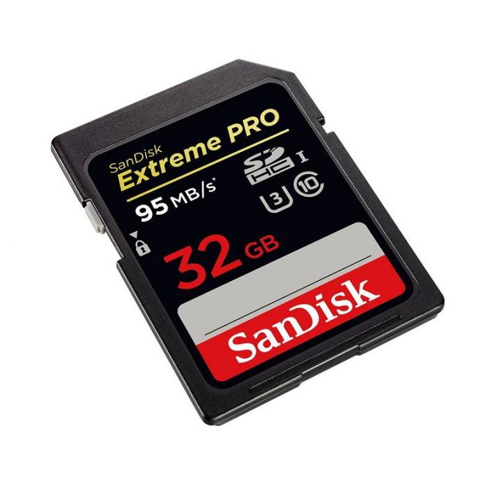 Карта пам`яті SDHC  32GB UHS-I/U3 Class 10 SanDisk Extreme Pro R170/W90MB/s (SDSDXXG-032G-GN4IN)