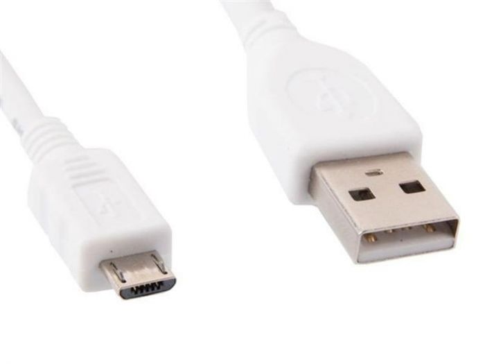 Кабель Cablexpert (CCP-mUSB2-AMBM-W-1M) USB2.0(М) - microUSB(M), Premium, білий, 1м