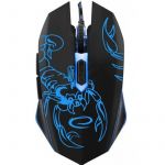 Мишка Esperanza EGM203B Scorpio Black/Blue USB
