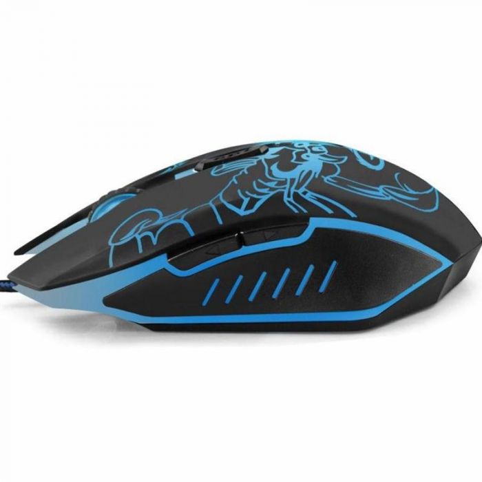 Мишка Esperanza EGM203B Scorpio Black/Blue USB