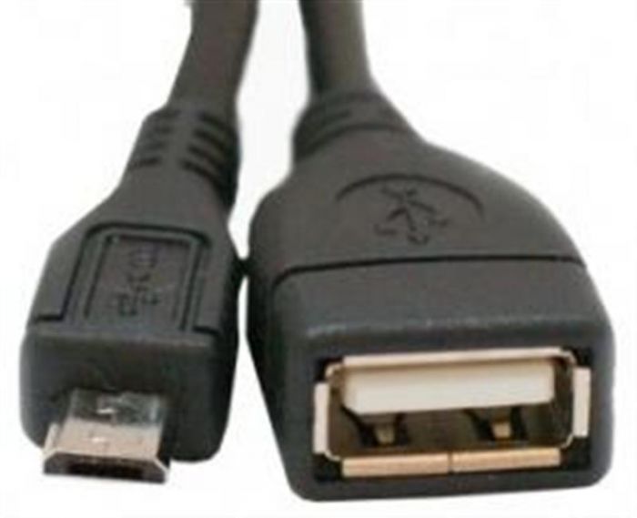 Кабель ATcom USB 2.0 AF/MicroBM 0,1 м OTG
