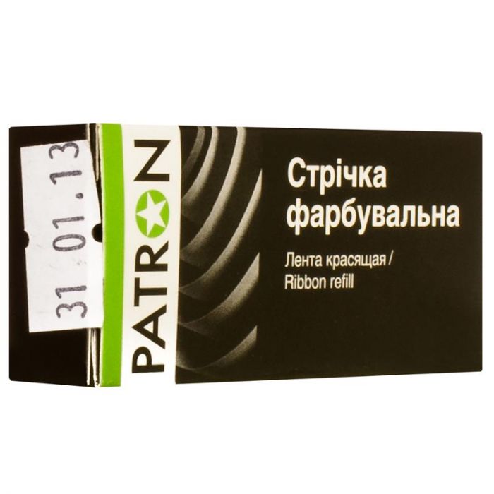 Стрічка Patron 12.7 мм х 5 м кiльце Black (PN-12.7-5SB)