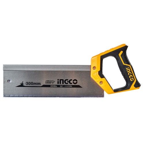 Ножівка пасовочна з пластиковим стуслом 300 мм INGCO Super Select