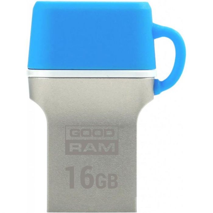 Флеш-накопичувач USB3.0  16GB Type-C GOODRAM ODD3 (DualDrive) Blue (ODD3-0160B0R11)