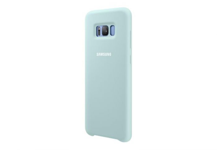 Чохол-накладка Samsung Silicone Cover для Samsung Galaxy S8 G950 Blue (EF-PG950TLEGRU)