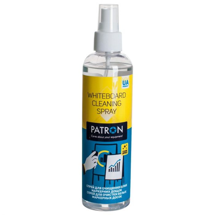 Спрей Patron (F3-007) для очищення білих маркерних дощок, 250 мл
