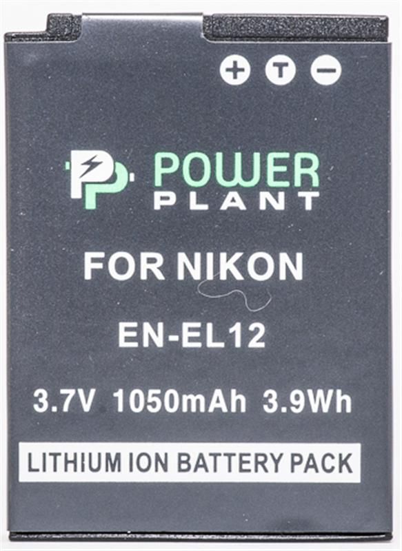 Акумулятор PowerPlant Nikon EN-EL12 1050mAh (DV00DV1242)